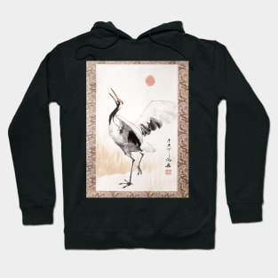 Crane dance to the Sun Hoodie